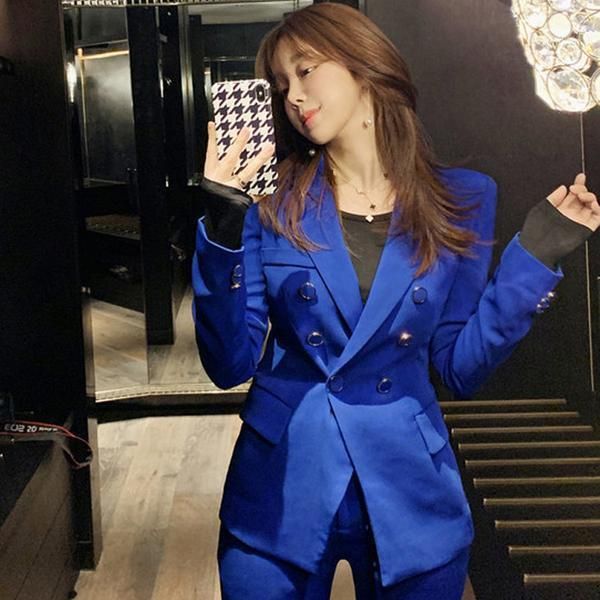 two piece dress 2021 runway women's suit 2 pieces set autumn elegant fashion double-breasted ol notched bussines office lady blazer pan, White
two piece dress 2021 runway women's suit 2 pieces set autumn elegant fashion double-breasted ol notched bussines office lady blazer pan, White