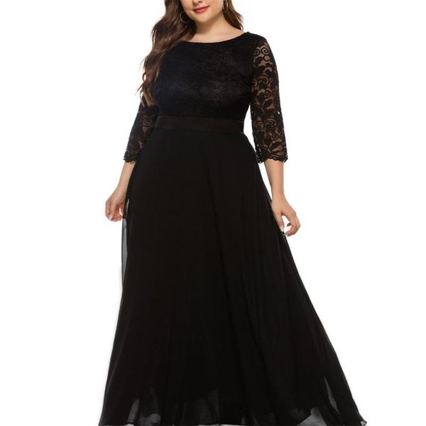 party dresses plus size design fashionable 3/4 long sleeve deep boat-neck floor length lace evening dress prom, White;black
party dresses plus size design fashionable 3/4 long sleeve deep boat-neck floor length lace evening dress prom, White;black