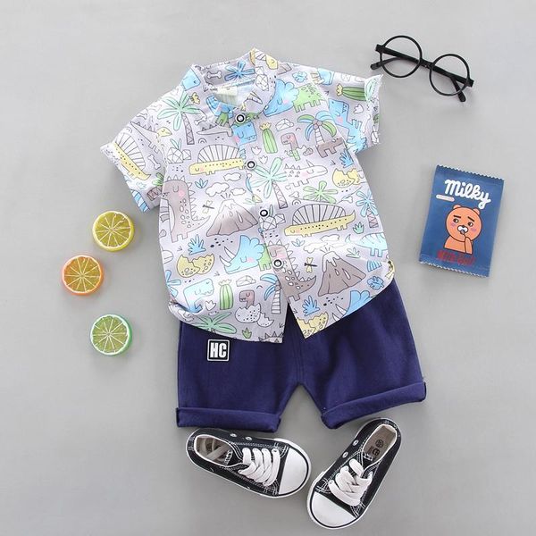 children's clothing summer boys and girls short sleeve shirt pants 2 pieces sets suit clothes, White
children's clothing summer boys and girls short sleeve shirt pants 2 pieces sets suit clothes, White