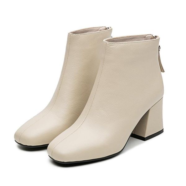 boots women fashion thick high heels party banquet dress genuine leather shoes spring autumn ladies ankle boot botas mujer, Black
boots women fashion thick high heels party banquet dress genuine leather shoes spring autumn ladies ankle boot botas mujer, Black
