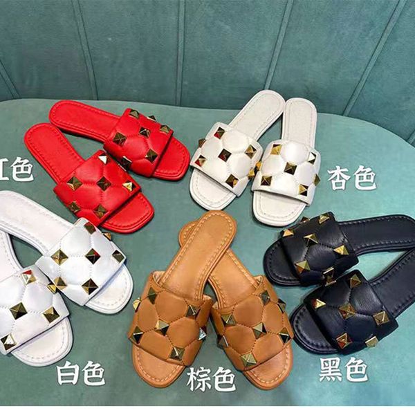 vt new summer wear ins tide rhombic willow nail metal flat bottom lazy vacation beach one word leisure cool slipper female ysj, Black
vt new summer wear ins tide rhombic willow nail metal flat bottom lazy vacation beach one word leisure cool slipper female ysj, Black