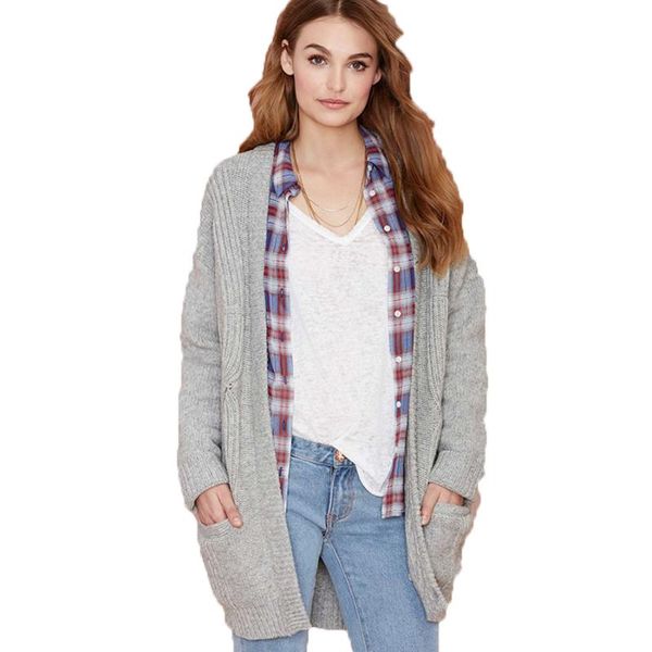 women's jackets simple cardigan long sleeve jacket knitted plus size outerwear womens vintage jassen kaban harajuku spring women 70n085, Black;brown
women's jackets simple cardigan long sleeve jacket knitted plus size outerwear womens vintage jassen kaban harajuku spring women 70n085, Black;brown