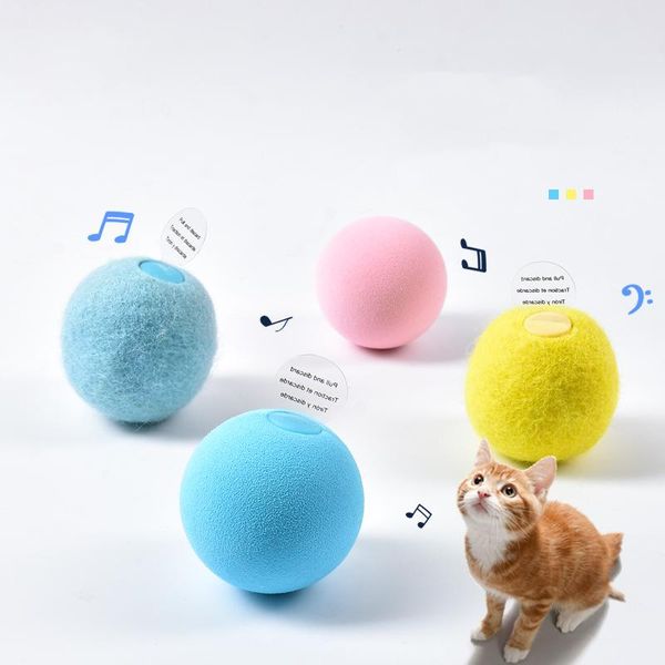 catnip cat ball interactive toys smart trigger sound self playing wool funny interesting pet supplies for kitten
catnip cat ball interactive toys smart trigger sound self playing wool funny interesting pet supplies for kitten