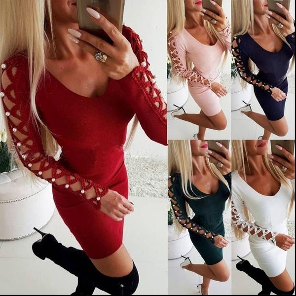womens dresses party bodycon dress ladies elegant mini jumper sweater xmas xmax vestidos, Black;gray
womens dresses party bodycon dress ladies elegant mini jumper sweater xmas xmax vestidos, Black;gray