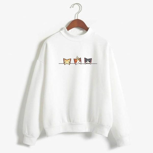 women's hoodies & sweatshirts three cute kittens in hoody sweatshirt autumn and winter streetwear cartoon cat print pullover, Black
women's hoodies & sweatshirts three cute kittens in hoody sweatshirt autumn and winter streetwear cartoon cat print pullover, Black