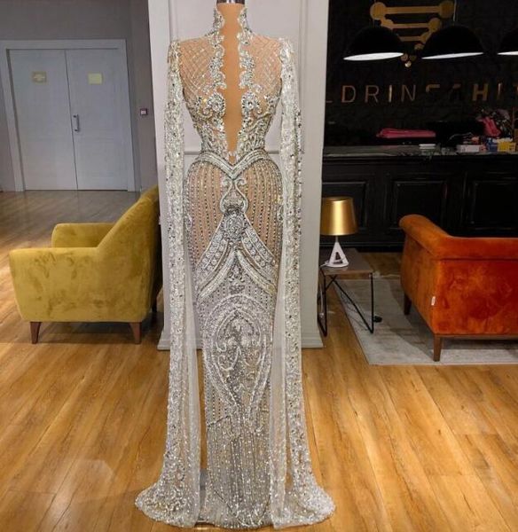 evening dress women clothes balqeesfathi nawalelzoghbi crystal beads with trail high neck long sleeve mermaid silver crystal beads yousef al, Black;pink
evening dress women clothes balqeesfathi nawalelzoghbi crystal beads with trail high neck long sleeve mermaid silver crystal beads yousef al, Black;pink
