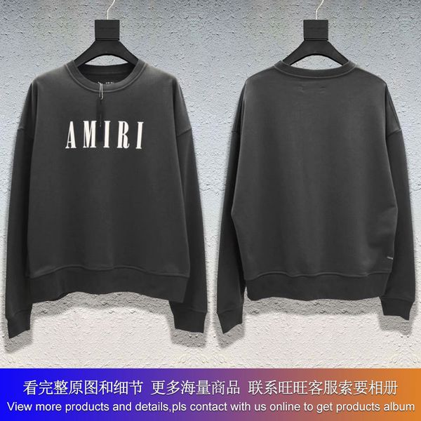 meichao new us am casual hip hop high street wear ins letter printed round neck sweater for men and women, Black
meichao new us am casual hip hop high street wear ins letter printed round neck sweater for men and women, Black