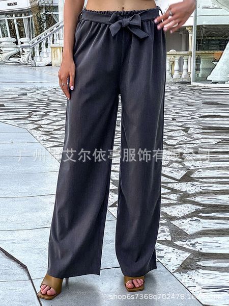 casual, simple and comfortable women's elastic waist cotton hemp pants, Black;white
casual, simple and comfortable women's elastic waist cotton hemp pants, Black;white