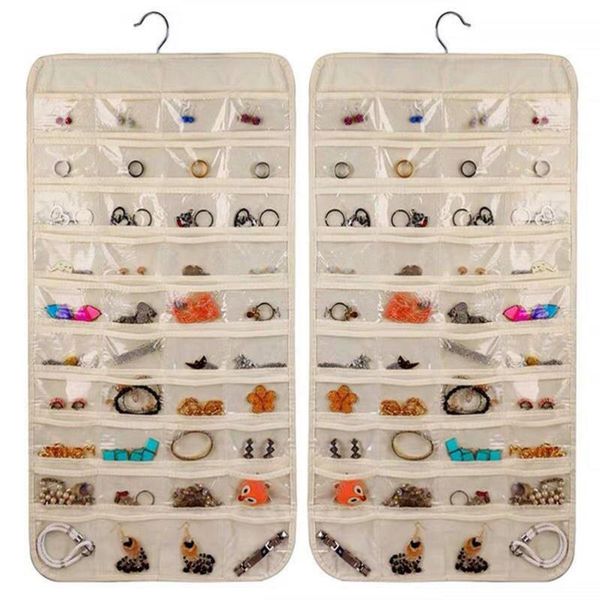 storage boxes & bins 80 pockets fashion double sided hanging jewelry display organizer bag non-woven foldable with double-sided
storage boxes & bins 80 pockets fashion double sided hanging jewelry display organizer bag non-woven foldable with double-sided