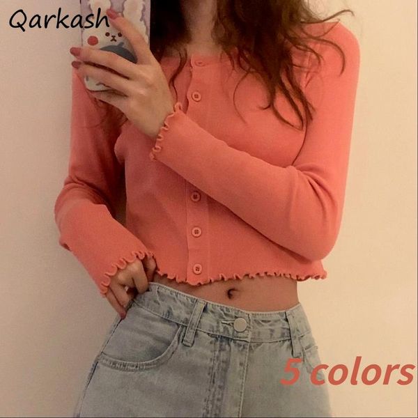 women's knits & tees cardigan women o-neck solid thin cropped all-match lovely sweaters harajuku candy colors teens ins long-sleeve clo, White
women's knits & tees cardigan women o-neck solid thin cropped all-match lovely sweaters harajuku candy colors teens ins long-sleeve clo, White