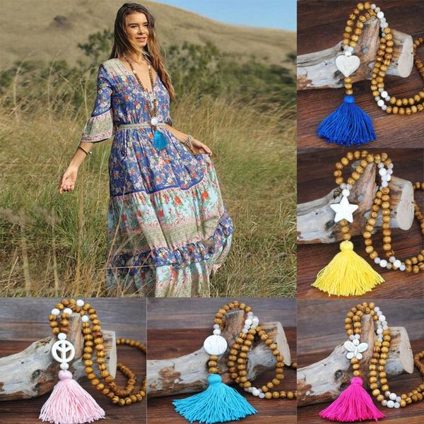 pendant necklaces 8 color tassel necklace wood bead howlite stone nugget round disc butterfly star heart bohemian jewelry#j8, Silver
pendant necklaces 8 color tassel necklace wood bead howlite stone nugget round disc butterfly star heart bohemian jewelry#j8, Silver