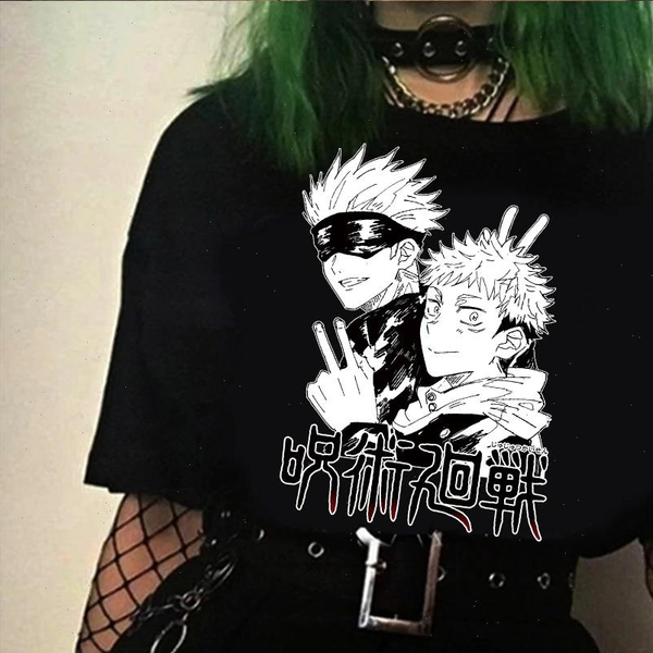 harajuku women t shirt jujutsu kaisen o neck mens short sleeve anime tshirts casual clothes y2k, White
harajuku women t shirt jujutsu kaisen o neck mens short sleeve anime tshirts casual clothes y2k, White