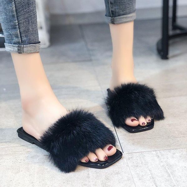 slippers 2021 summer fashion women's flip flops flat shoes casual comfortable woman furry slides for women large size, Black
slippers 2021 summer fashion women's flip flops flat shoes casual comfortable woman furry slides for women large size, Black