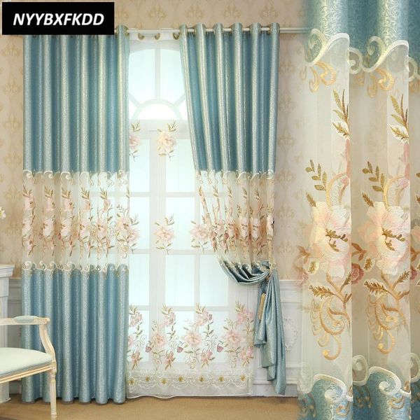 high precision hollow semi-shading flower curtain european style living room dining bedroom embroidered & drapes
high precision hollow semi-shading flower curtain european style living room dining bedroom embroidered & drapes