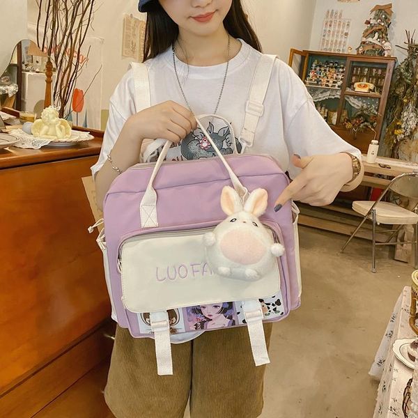 backpack fashion women kawaii bagpack cute girls multi-function rucksack travel mochila teenage schoolbag waterproof nylon small
backpack fashion women kawaii bagpack cute girls multi-function rucksack travel mochila teenage schoolbag waterproof nylon small