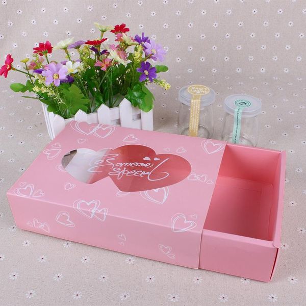 gift wrap 50pcs 22x17x5.5cm paper box with window heart shape drawer pink for wedding party birthday cookie candy cupcake
gift wrap 50pcs 22x17x5.5cm paper box with window heart shape drawer pink for wedding party birthday cookie candy cupcake