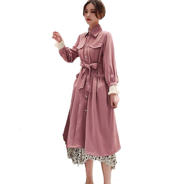 dress blunt mode long women's shirt cardigan spring and in autumn korean student pink button dressed f804 218f, Black;gray
dress blunt mode long women's shirt cardigan spring and in autumn korean student pink button dressed f804 218f, Black;gray