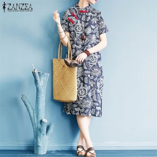 zanzea womens stand collar buttons cheongsam summer traditional chinese dress vintage floral printed sundress vestido, Black;gray
zanzea womens stand collar buttons cheongsam summer traditional chinese dress vintage floral printed sundress vestido, Black;gray