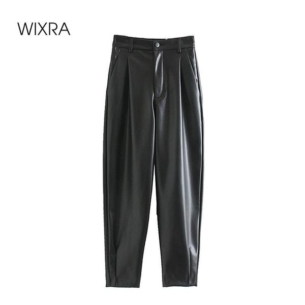 wixra womens pu pants high elastic waist classic faux leather loose solid streetwear fashion autumn spring clothes women's & capris, Black;white
wixra womens pu pants high elastic waist classic faux leather loose solid streetwear fashion autumn spring clothes women's & capris, Black;white