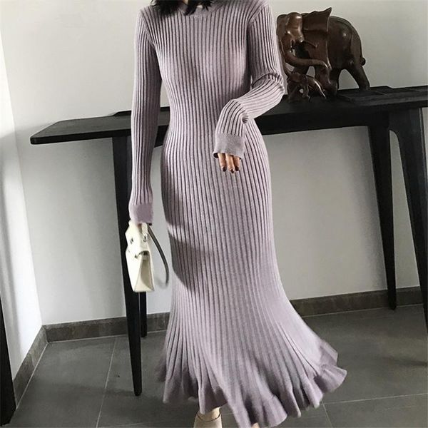casual dresses discvry winter thick mermaid maxi sweater dress women o-neck long elegant female a-line slim knit, Black;gray
casual dresses discvry winter thick mermaid maxi sweater dress women o-neck long elegant female a-line slim knit, Black;gray