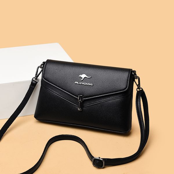 classic black crossbody bags for women quality pu leather shouolder bag lychee pattern messenger bag female small flap hand bags
classic black crossbody bags for women quality pu leather shouolder bag lychee pattern messenger bag female small flap hand bags
