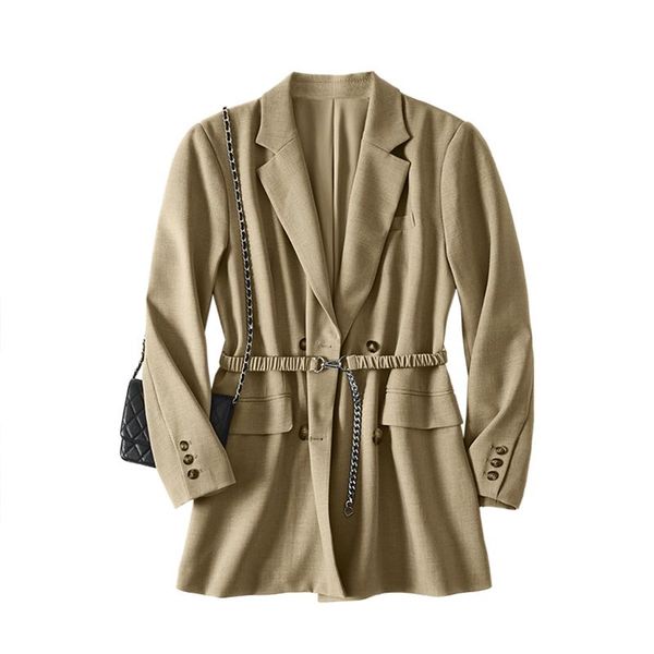 women's suits & blazers shuchan womens blazer streetwear spring/autumn double breasted notched jackets for women ladies, White;black
women's suits & blazers shuchan womens blazer streetwear spring/autumn double breasted notched jackets for women ladies, White;black