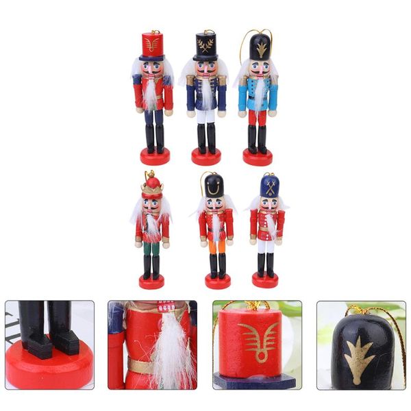 christmas decorations 6pcs 12cm adorble cartoon soldier wood puppet hanging walnut doll
christmas decorations 6pcs 12cm adorble cartoon soldier wood puppet hanging walnut doll