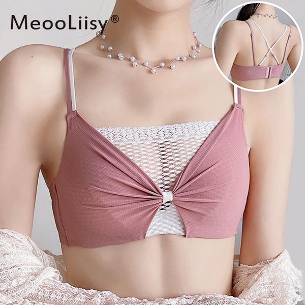 bras meooliisy lace full cup bra thin brassiere backless halter soft seamless beautiful back underwear, Red;black
bras meooliisy lace full cup bra thin brassiere backless halter soft seamless beautiful back underwear, Red;black