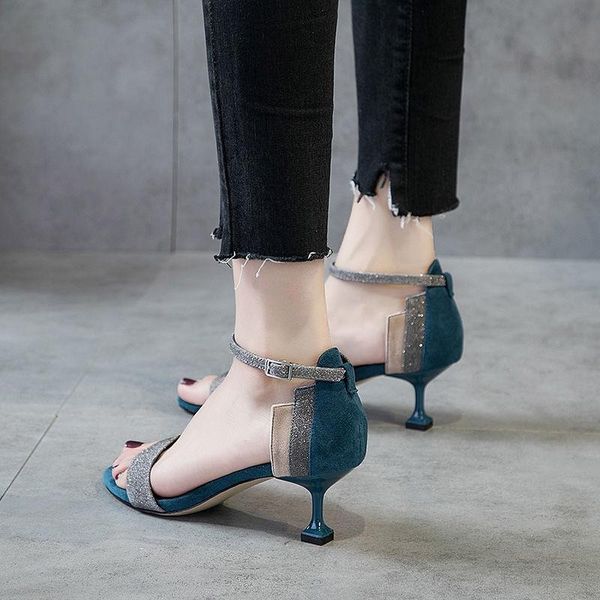 sandals female students korean high heels women's thin 2021 summer open toe low versatile, Black
sandals female students korean high heels women's thin 2021 summer open toe low versatile, Black