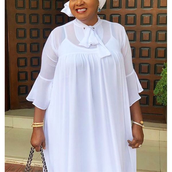 two piece dress women loose white summer three quarter sleeves with inside spaghetti strap es oversized african fashion plus size
two piece dress women loose white summer three quarter sleeves with inside spaghetti strap es oversized african fashion plus size