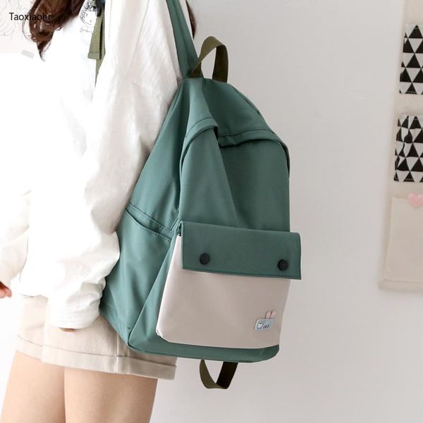 backpack japanese ins women's solid color small fresh school bag female korean college women bookbags
backpack japanese ins women's solid color small fresh school bag female korean college women bookbags