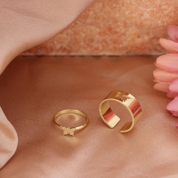 cluster rings punk fashion butterfly for women men gold silver color lover couple ring set opening engagement wedding jewelry 2021 trend, Golden;silver
cluster rings punk fashion butterfly for women men gold silver color lover couple ring set opening engagement wedding jewelry 2021 trend, Golden;silver