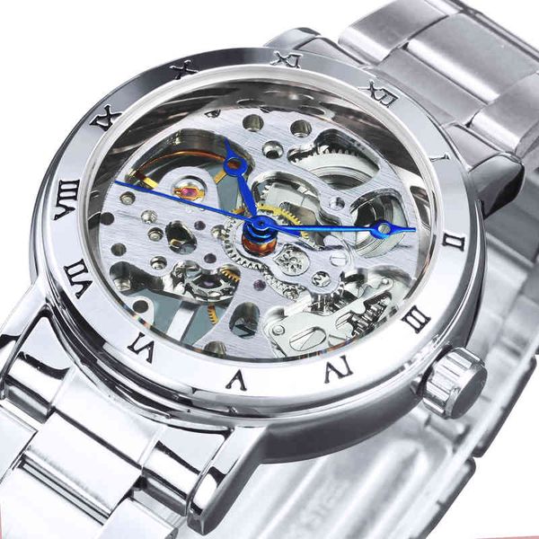 winner mechanical skeleton women watches luxury roman numerals small case design stainless steel strap fashion creative watch, Silver
winner mechanical skeleton women watches luxury roman numerals small case design stainless steel strap fashion creative watch, Silver