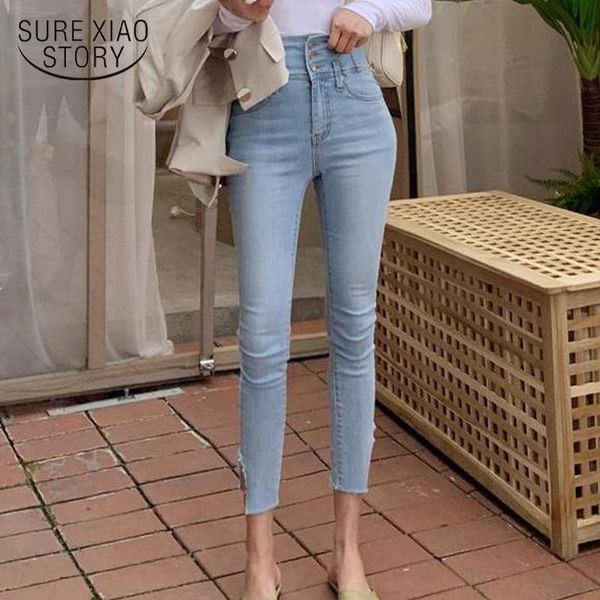 women's jeans high waist skinny pencil 2021 autumn single-breasted streetwear casual women denim trousers lady pantalon 10411, Blue
women's jeans high waist skinny pencil 2021 autumn single-breasted streetwear casual women denim trousers lady pantalon 10411, Blue