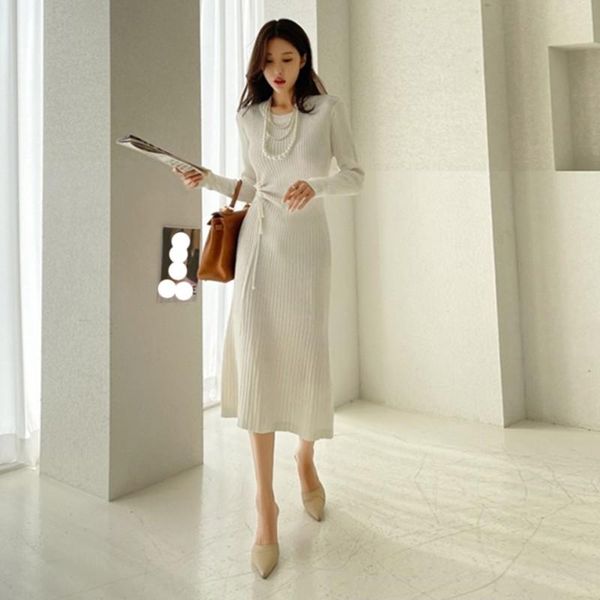 casual dresses evening party elegant slim knitted dress ladies pit stripe high waist shirring winter fashion sweater womens vestidos, Black;gray
casual dresses evening party elegant slim knitted dress ladies pit stripe high waist shirring winter fashion sweater womens vestidos, Black;gray