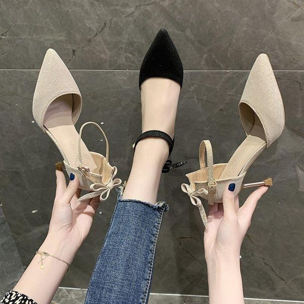 women's bling shallow splicing leather shoes ladies thin heels pumps summer female working casual buckle sandals zapato mujer dress, Black
women's bling shallow splicing leather shoes ladies thin heels pumps summer female working casual buckle sandals zapato mujer dress, Black