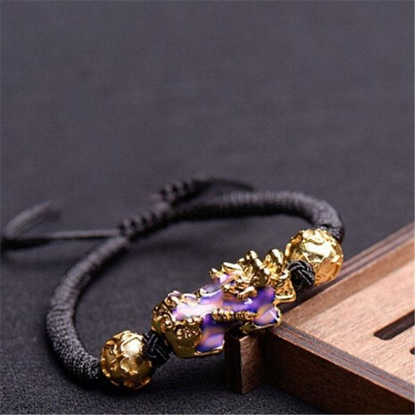 charm bracelets arrival exquisite thermochromic pixiu bracelet hand knitting red or black rope male female jewelry dropship, Golden;silver
charm bracelets arrival exquisite thermochromic pixiu bracelet hand knitting red or black rope male female jewelry dropship, Golden;silver