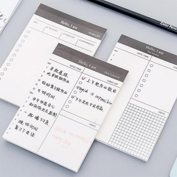 business a7 todo list checklist day plan 50 sheets notepad office desk schedule memopad stationery notepads, Purple;pink
business a7 todo list checklist day plan 50 sheets notepad office desk schedule memopad stationery notepads, Purple;pink