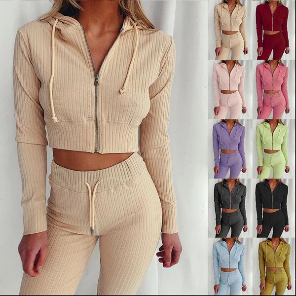 spring two piece set tracksuit women tracksuits clothes knitted ribbed hoodies zipper crop and pants leisure suits lounge wear, Gray
spring two piece set tracksuit women tracksuits clothes knitted ribbed hoodies zipper crop and pants leisure suits lounge wear, Gray