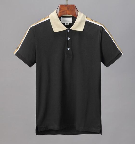 men's polot tee black fashion designer fine crafts summer short sleeve size m-xxxl#205, White;black
men's polot tee black fashion designer fine crafts summer short sleeve size m-xxxl#205, White;black