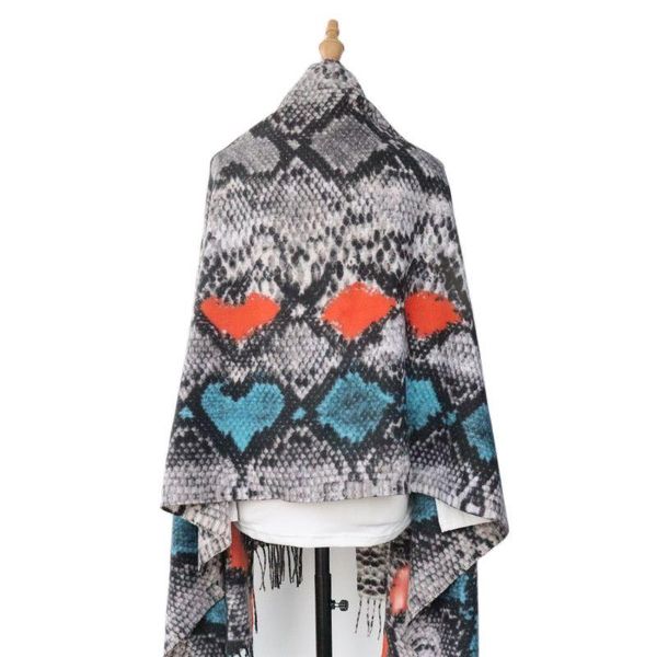 scarves winter scarf snake skin pattern women cashmere warm pashmina foulard female thick soft bufanda shawl wraps long blanket, Blue;gray
scarves winter scarf snake skin pattern women cashmere warm pashmina foulard female thick soft bufanda shawl wraps long blanket, Blue;gray