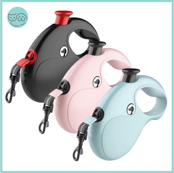 retractable pet dog automatic roulette leash 5m reflective traction rope walking lead belt for small large dogs collars & leashes
retractable pet dog automatic roulette leash 5m reflective traction rope walking lead belt for small large dogs collars & leashes