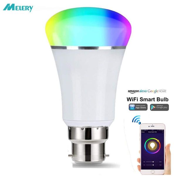 bulbs smart wifi led bulb light b22 bayonet dimmable wireless lamp rgb warm cool white remote voice control by tuya alexa google home
bulbs smart wifi led bulb light b22 bayonet dimmable wireless lamp rgb warm cool white remote voice control by tuya alexa google home