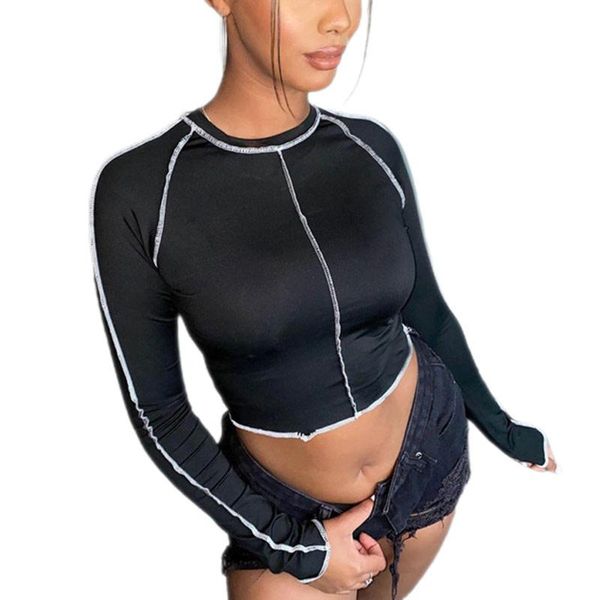 women's t-shirt fashion women ladies autumn spring skinny tight female long sleeve crop black white blue
women's t-shirt fashion women ladies autumn spring skinny tight female long sleeve crop black white blue