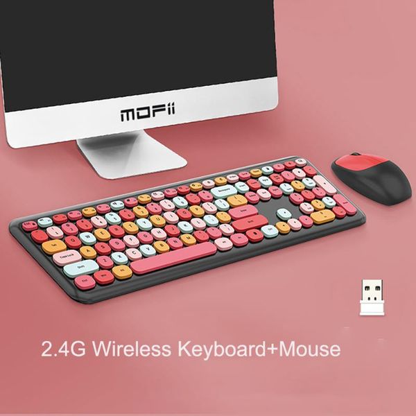 keyboard mouse combos 2.4g wireless and mouse, color keyboard+mouse combination, ergonomic keyboard, girls wire
keyboard mouse combos 2.4g wireless and mouse, color keyboard+mouse combination, ergonomic keyboard, girls wire
