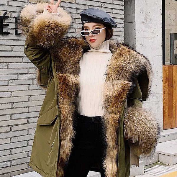 women's trench coats natural raccoon women long coat winter white duck down jacket fashion real nice warm parka skin bs8z, Tan;black
women's trench coats natural raccoon women long coat winter white duck down jacket fashion real nice warm parka skin bs8z, Tan;black