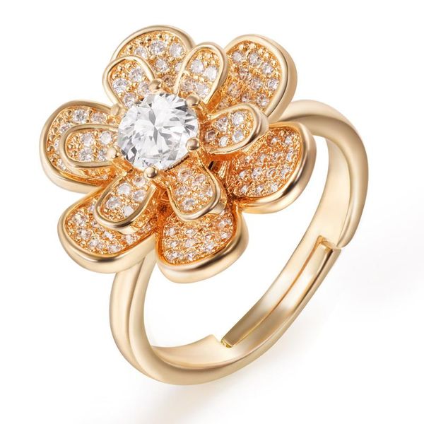 wedding rings hawson adjustable finger for women flower with rotatable zircon stamen fashion engagement jewelry gifts, Slivery;golden
wedding rings hawson adjustable finger for women flower with rotatable zircon stamen fashion engagement jewelry gifts, Slivery;golden