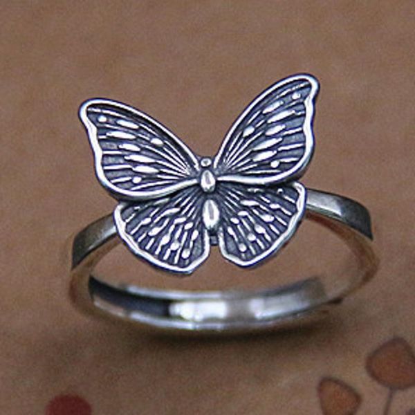 cluster rings bocai s925 sterling silver jewelry thai temperament butterfly open ring female retro personality woman, Golden;silver
cluster rings bocai s925 sterling silver jewelry thai temperament butterfly open ring female retro personality woman, Golden;silver