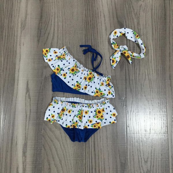 summer baby girls children clothes navy sunflower 2 pieces high waisted swim suit set swimsuit boutique match headband, White
summer baby girls children clothes navy sunflower 2 pieces high waisted swim suit set swimsuit boutique match headband, White