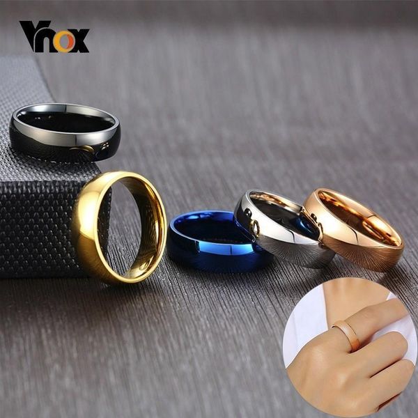 wedding rings vnox simple classic ring for women men 6mm stainless steel engagement band casual alliance jewelry, Slivery;golden
wedding rings vnox simple classic ring for women men 6mm stainless steel engagement band casual alliance jewelry, Slivery;golden